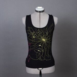 Vintage 90's BCBGirls embroidered tank. (size M)